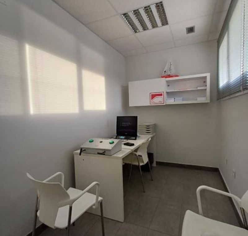 Instalaciones del Centro psicotécnico en Navia